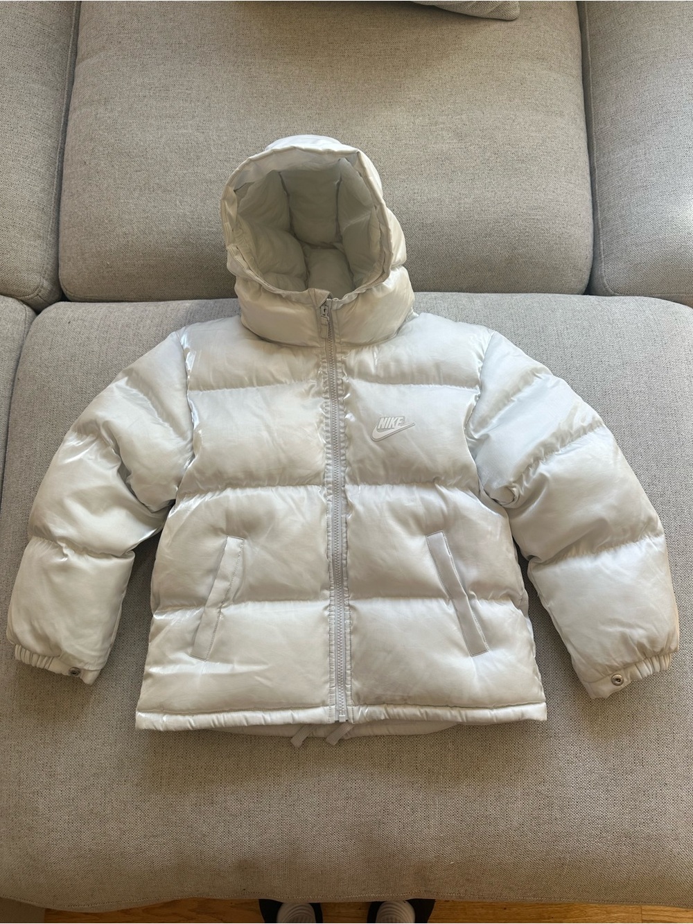 Nike Therma-FIT Hooded Puffer Jacket Youth M or Women’s XS